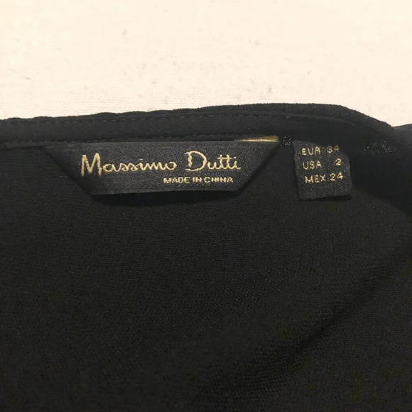 Massimo Dutti Womens Flowing Jumpsuit Size 2  Missing Belt - Picture 7 of 16